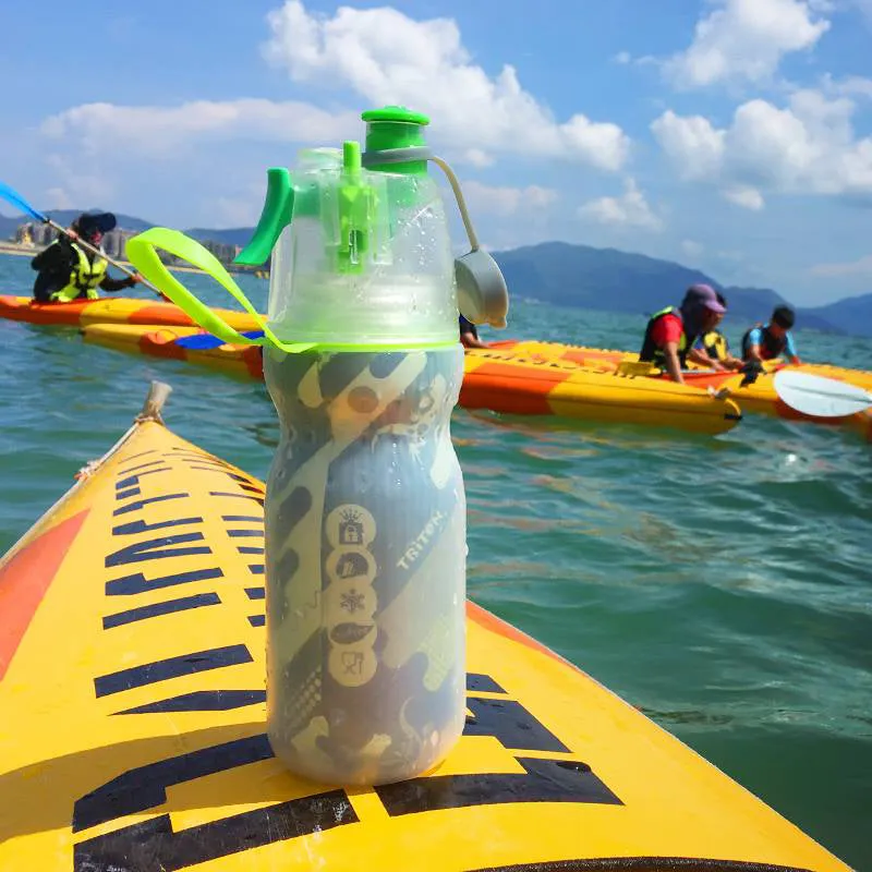 有蓋保凍噴霧安全鎖水樽 Mist Cool Bottle 20oz