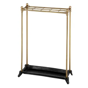 103511 - Walking Stick Holder antique brass finish