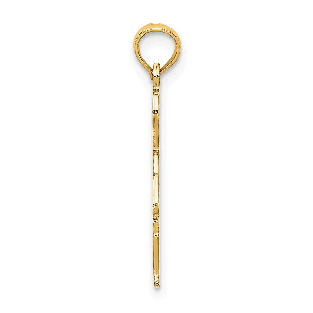 14K Little Boy Walking Charm