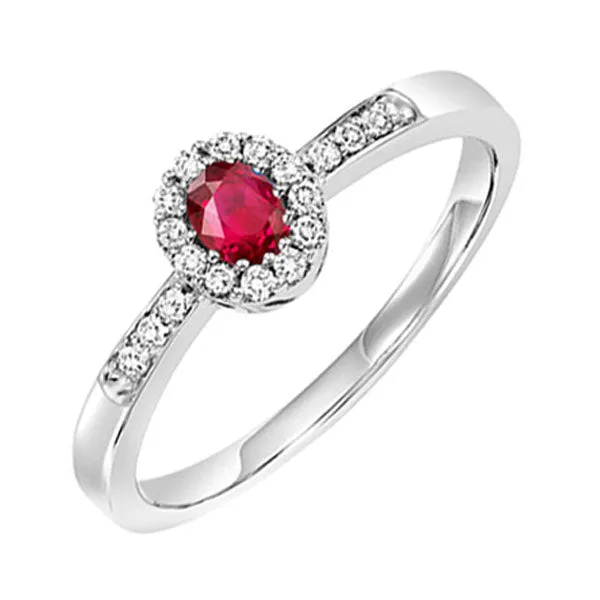 14KT White Gold & Diamond Classic Book Color Ensembles Fashion Ring  - 1/6 ctw