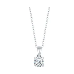 14KT White Gold & Diamond Classic Book Neckwear Pendant  - 1/3 ctw