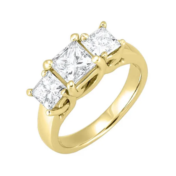 14KT Yellow Gold Sparkle Fashion Ring - 1/4 ctw