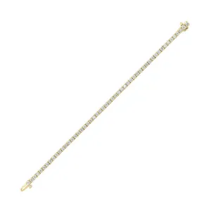 14KT Yellow Gold Stunning Bracelet - 4 ctw