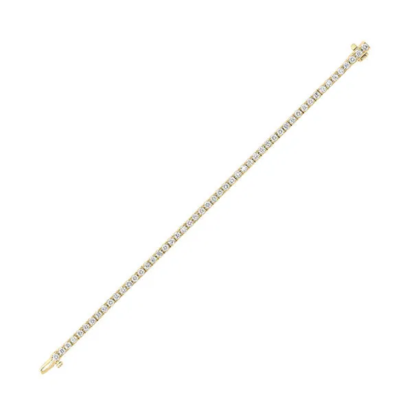 14KT Yellow Gold Stunning Bracelet - 4 ctw