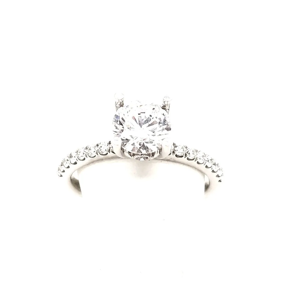 14KW Diamond Designed classic Engagement ring