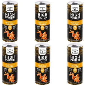 6x Granarolo Benessere HIGH PROTEIN Milkshake gusto DEEP SALTY CARAMEL