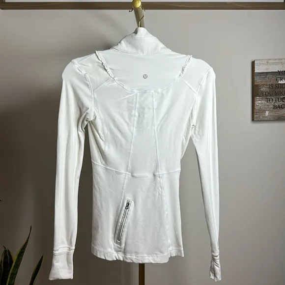73. Lululemon Run: Your Heart Out PulloverWhite