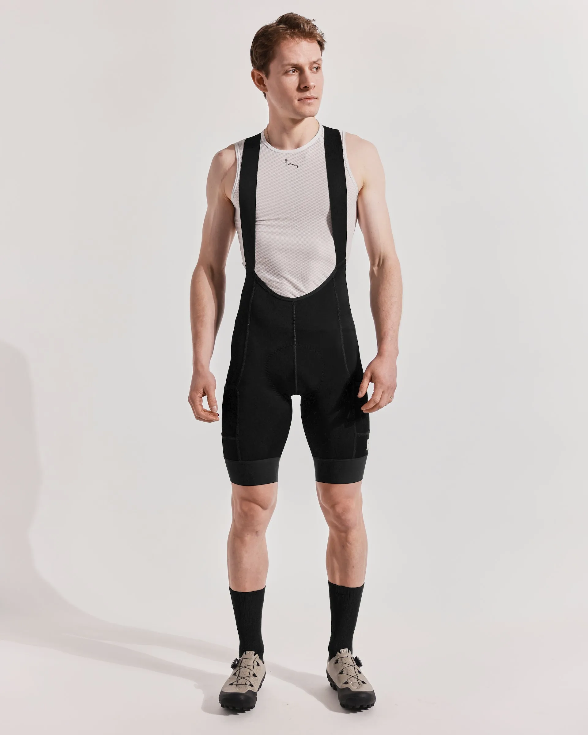 ALBION Men's ABR1 Pocket Bib Shorts - Black