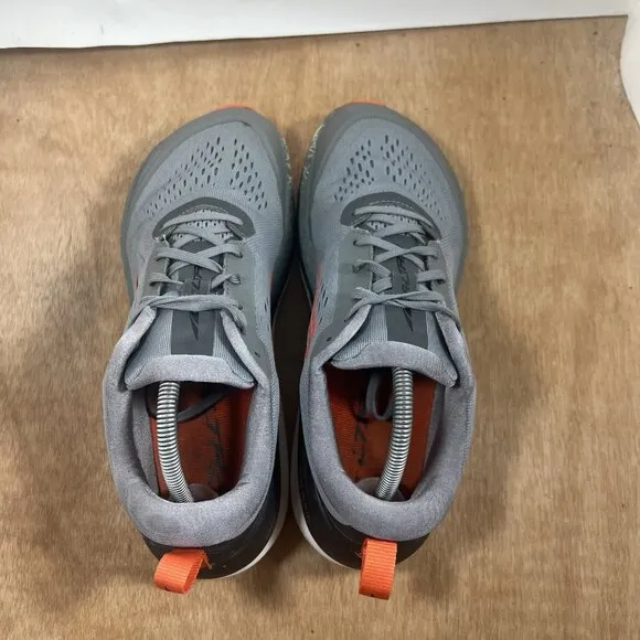 Altra Paradigm 5 Men's Size 9 Running Shoes Gray Orange AL0A4VQ0280