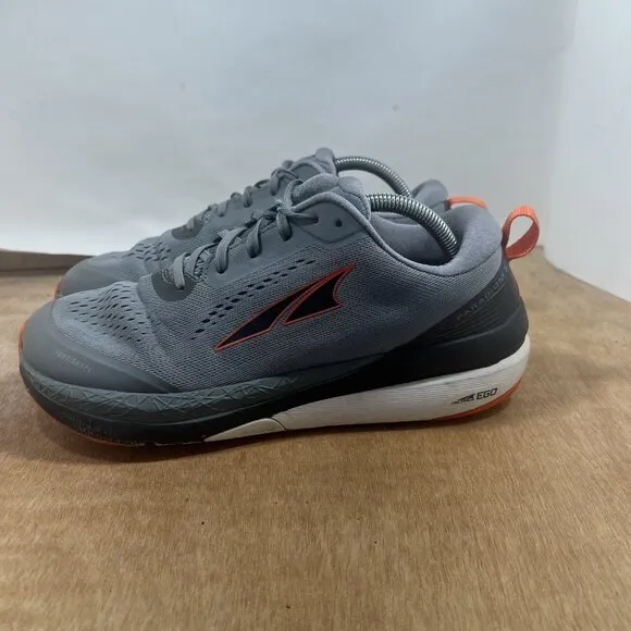 Altra Paradigm 5 Men's Size 9 Running Shoes Gray Orange AL0A4VQ0280