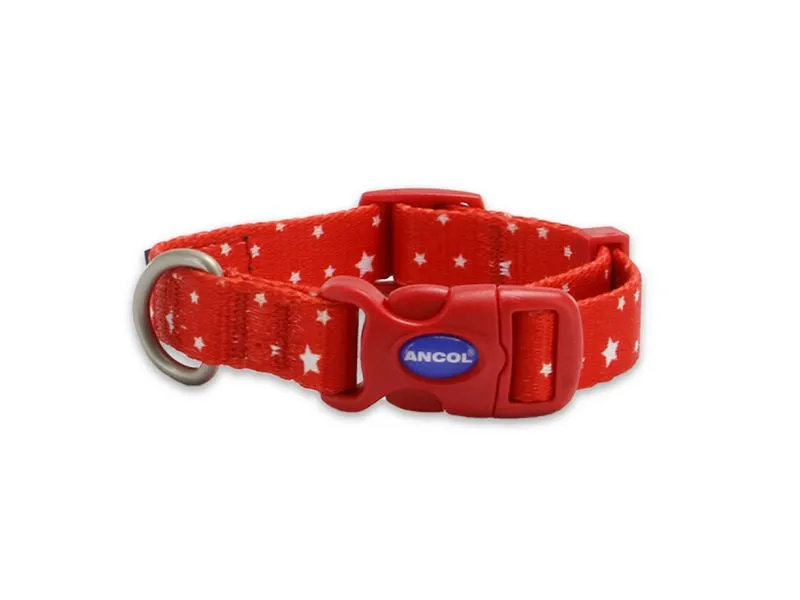 Ancol Soho Nylon Adjustable Collar - Stars
