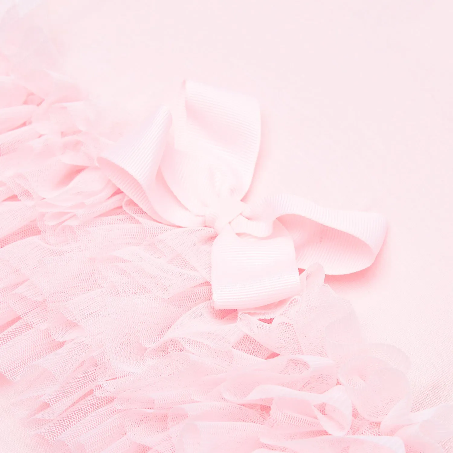 Ayla: Baby Ballet Onesie with Ruffles and Bow in Pink
