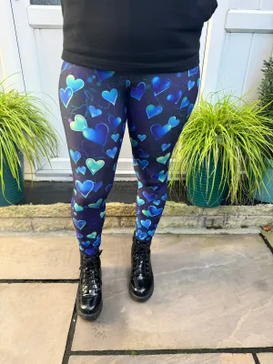 Azure Hearts CASUAL Leggings