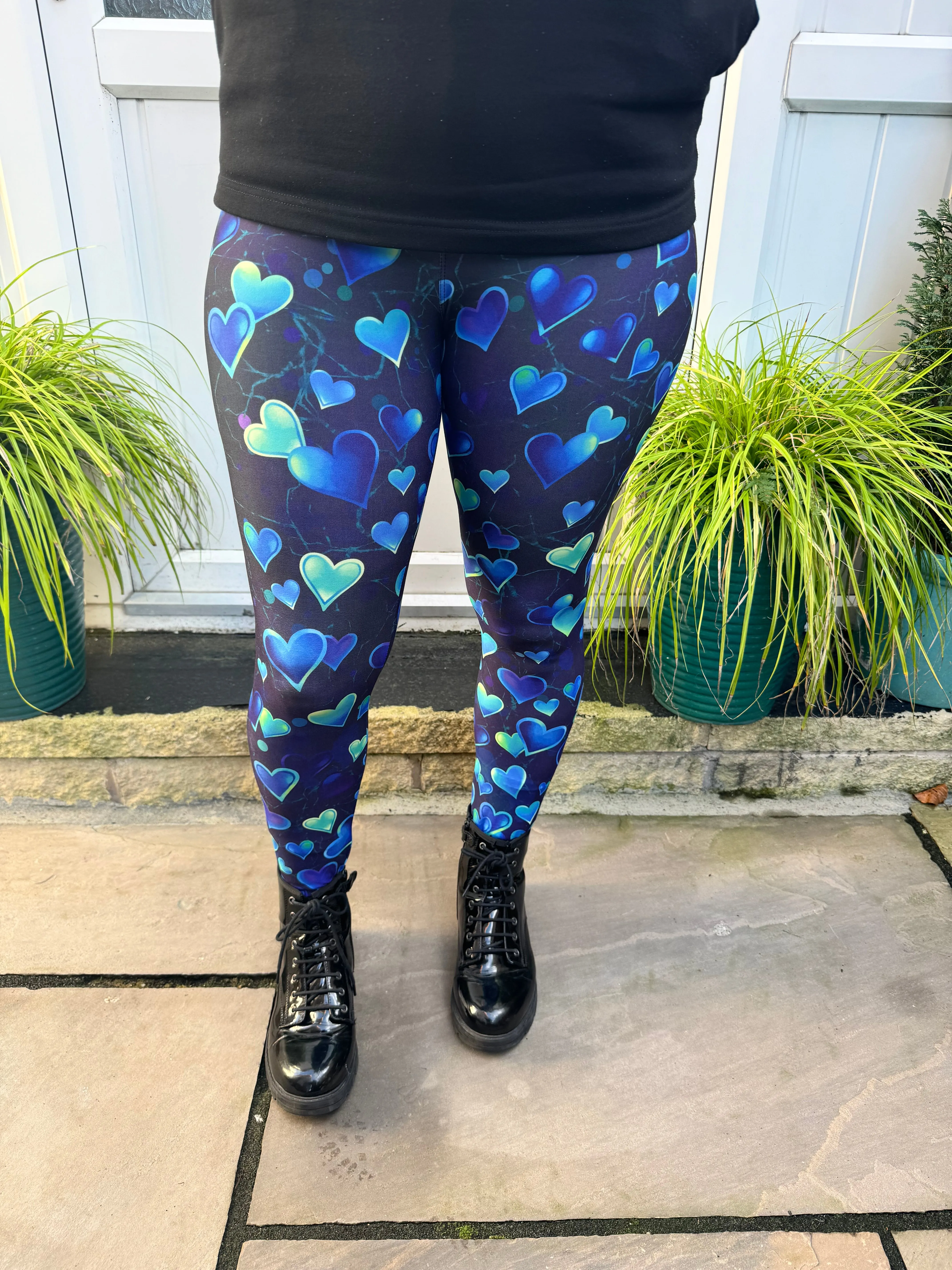 Azure Hearts CASUAL Leggings