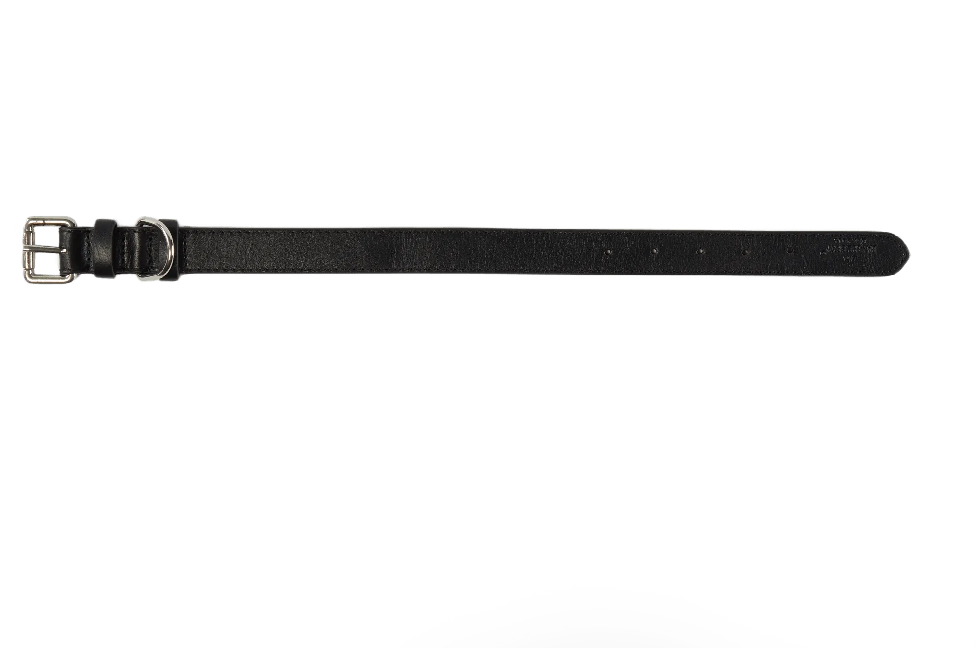 Baker & Bray Sustainable Leather Dog Collar | Black