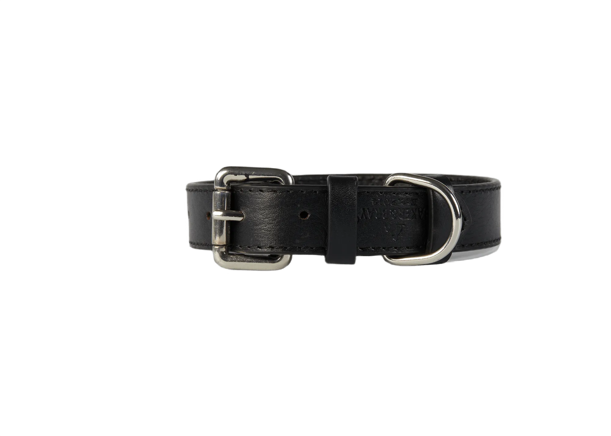 Baker & Bray Sustainable Leather Dog Collar | Black