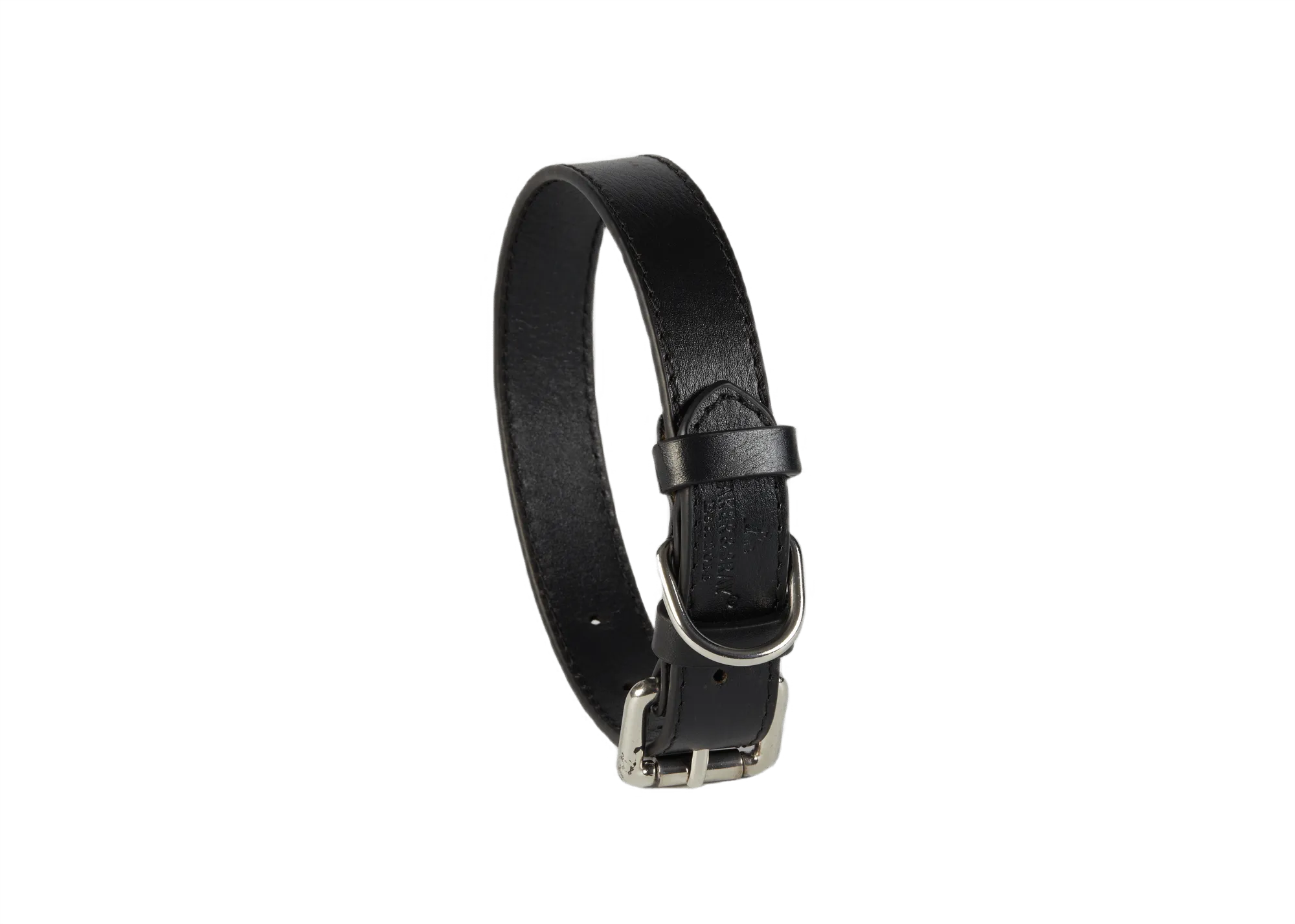 Baker & Bray Sustainable Leather Dog Collar | Black