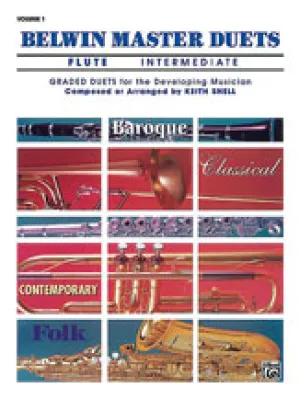 Belwin Master Duets (Flute), Intermediate Volume 1