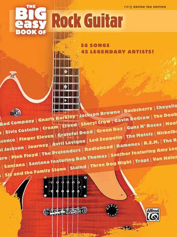 BIG EASY BOOK OF ROCK GUITAR TAB