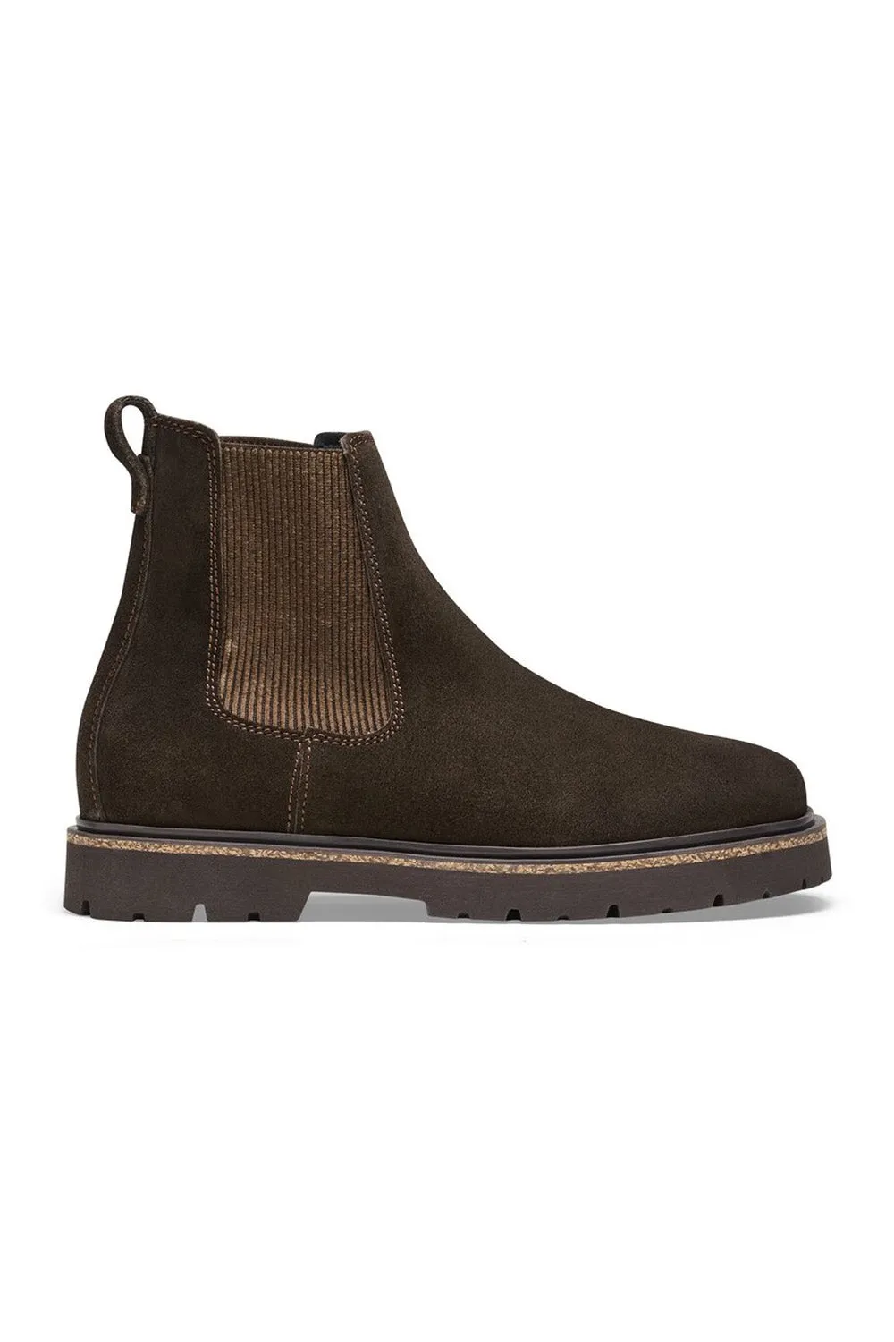 Birkenstock Highwood Slip On Suede Leather Booties for Women in Mocha | 1025758