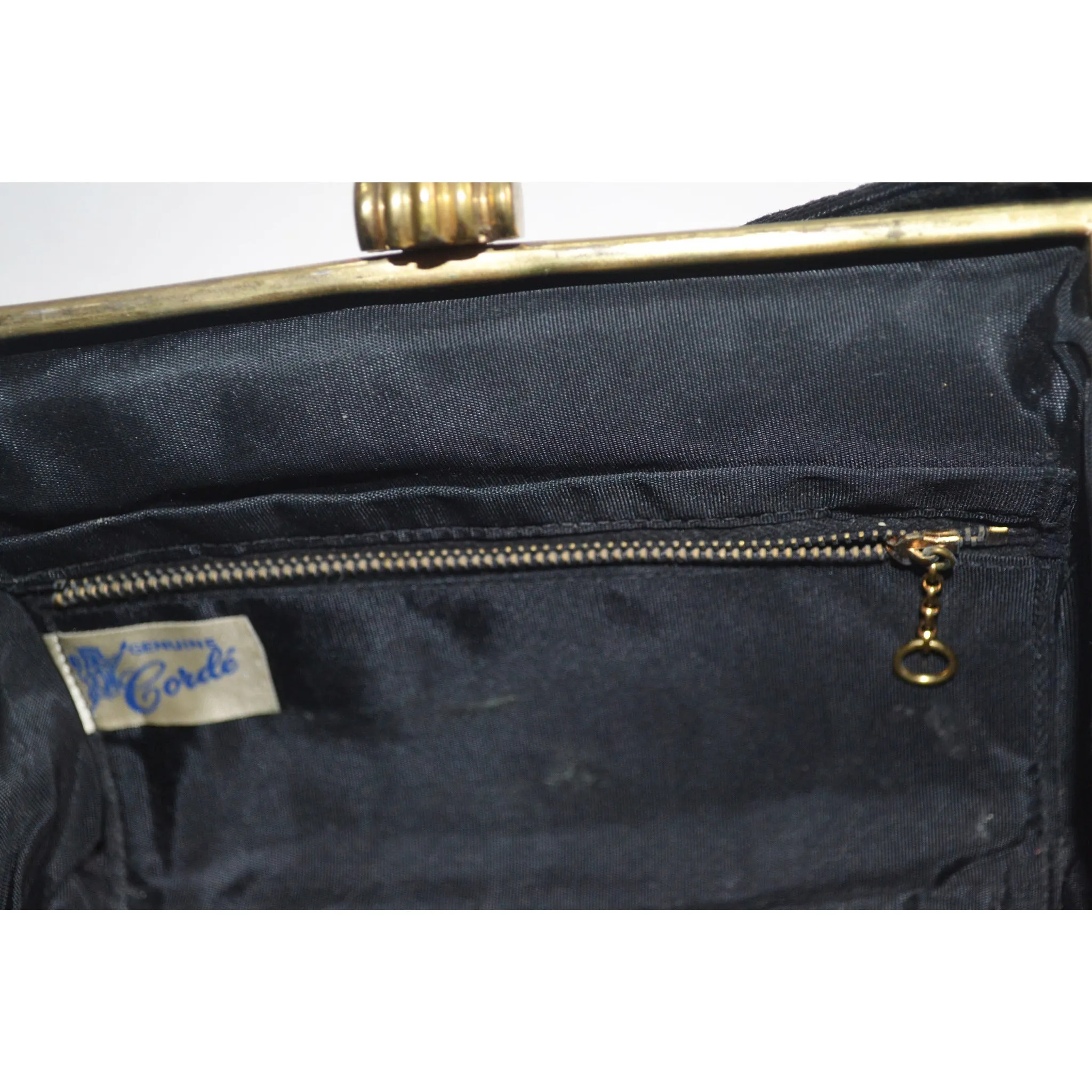 Black Clutch Purse By Corde