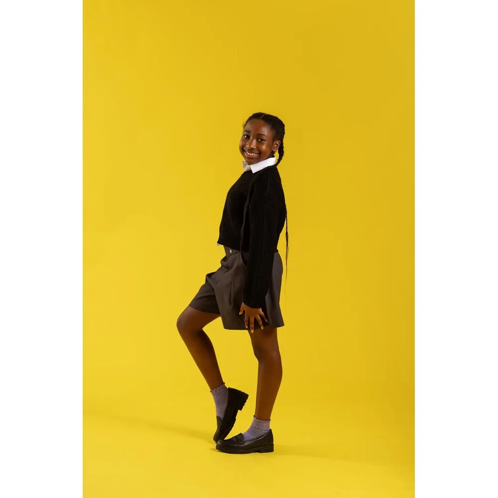 Black Hazel Loafer Senior School Shoes