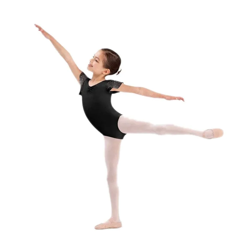 Bloch Leotard Child Sequin Cap Sleeves - CL3732 - Girls