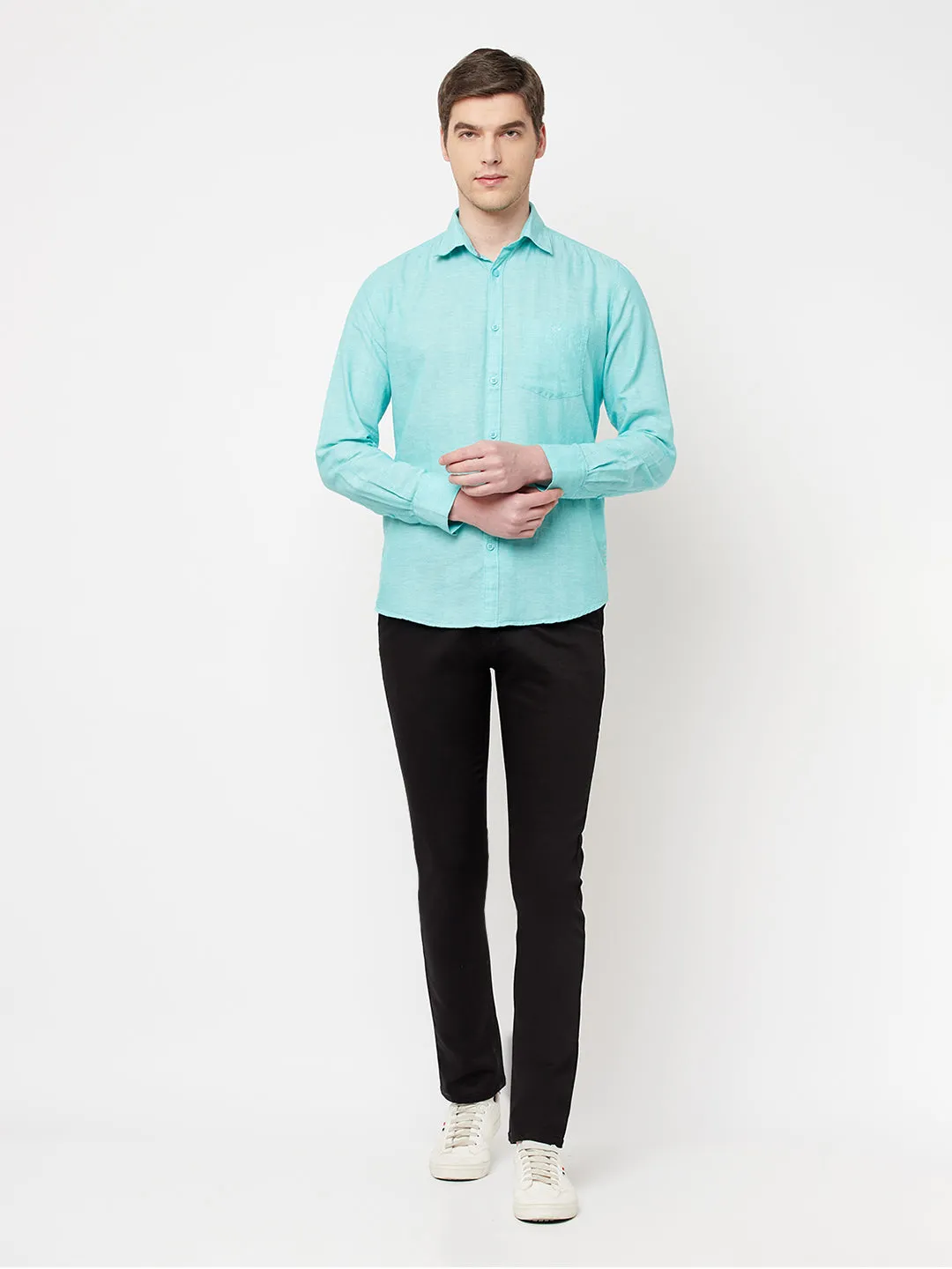 Blue Casual Shirt