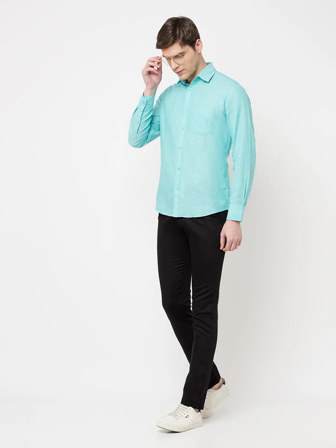 Blue Casual Shirt
