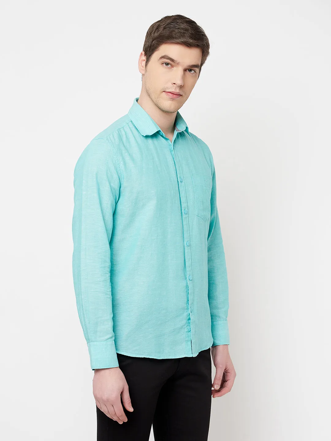 Blue Casual Shirt
