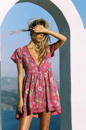 Bohemian Flower Throw