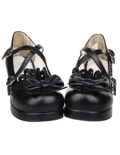 Bow Decor Lolita Shoes