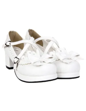 Bow Decor Lolita Shoes