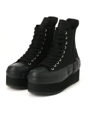 CANVAS PLATFORM SNEAKERS