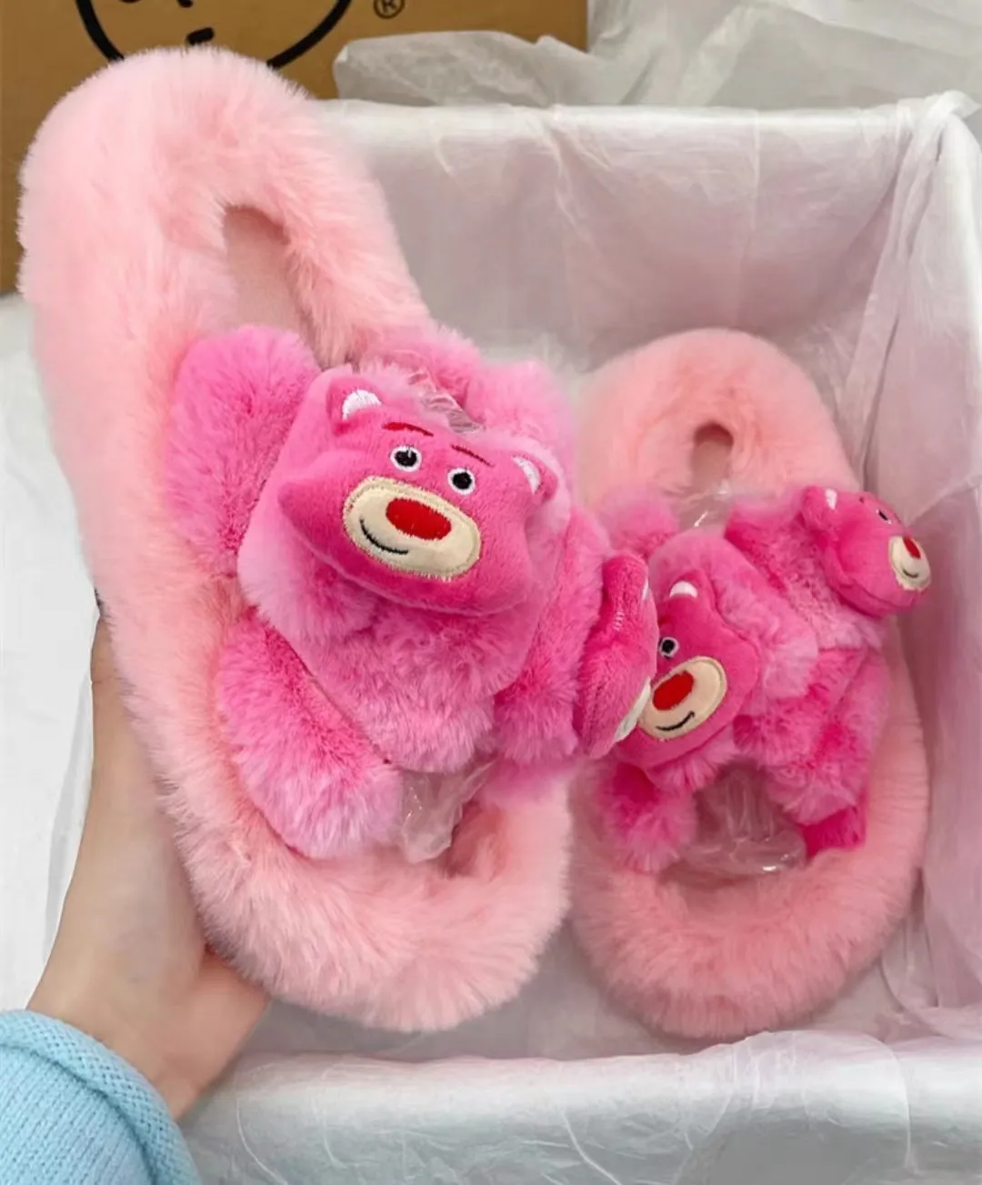 Cartoon Plush Winter Slipper