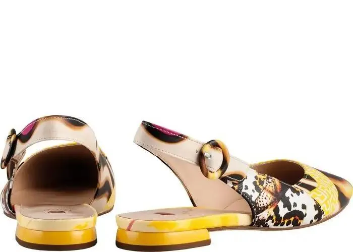 'Cheery' women's slingback ballerina sandal - Multicolour