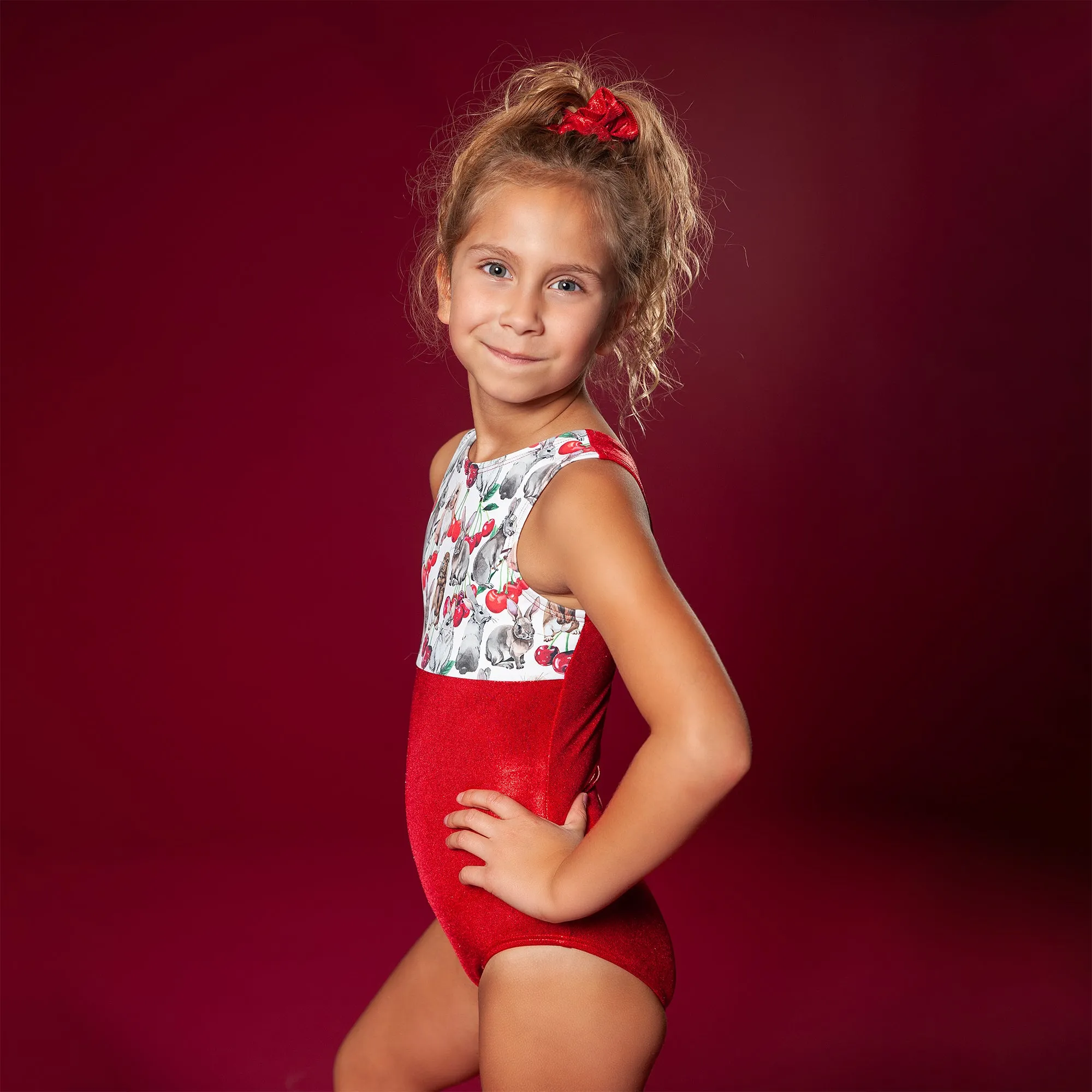 Cherries & Bunnies Leotard