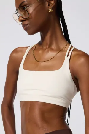 Cloud Strappy Bra - Birch