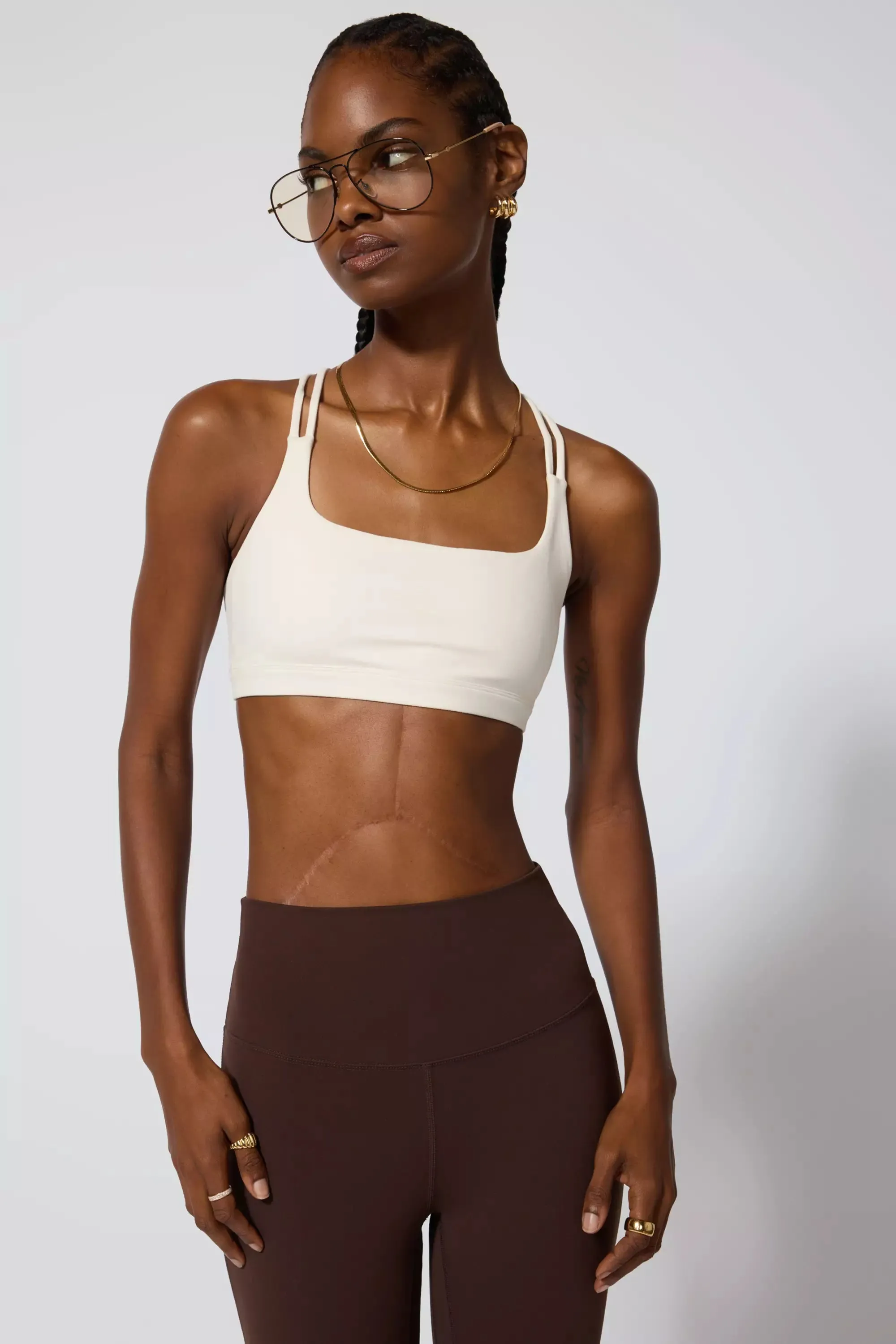 Cloud Strappy Bra - Birch