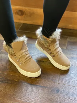 Cover My Tracks Fur Sneakers