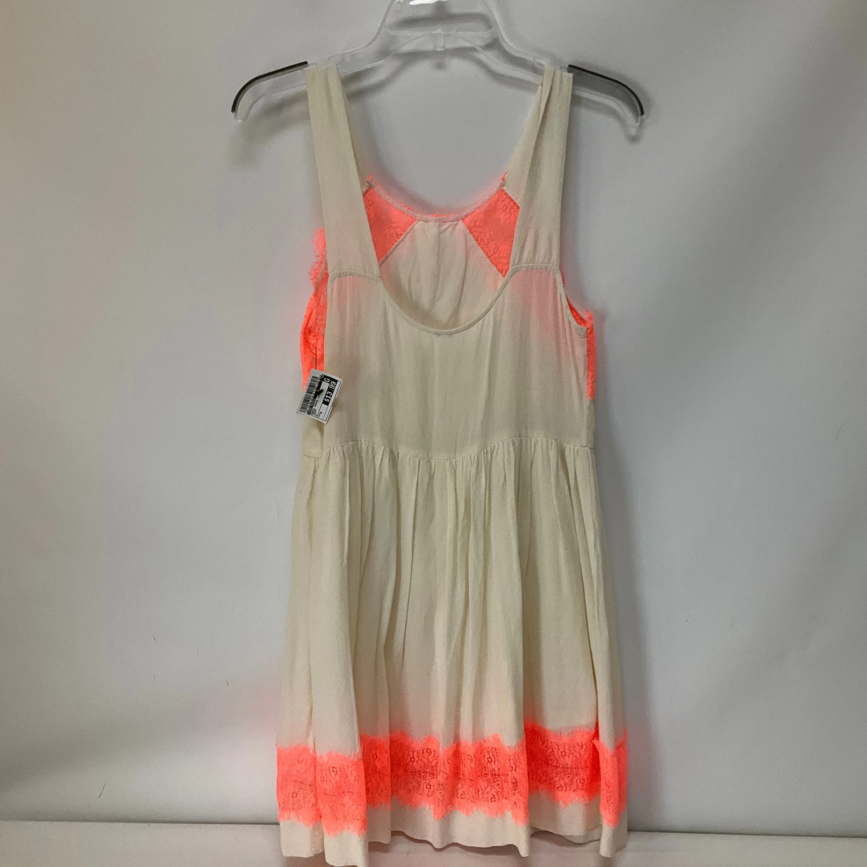 Cream Dress Casual Short Free People, Size 6