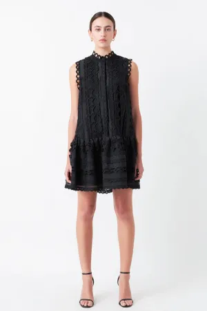 Crochet Mini Dress