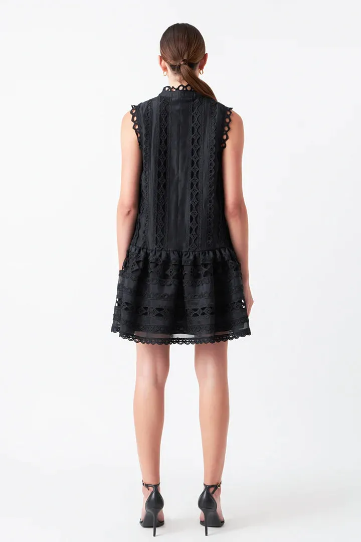 Crochet Mini Dress