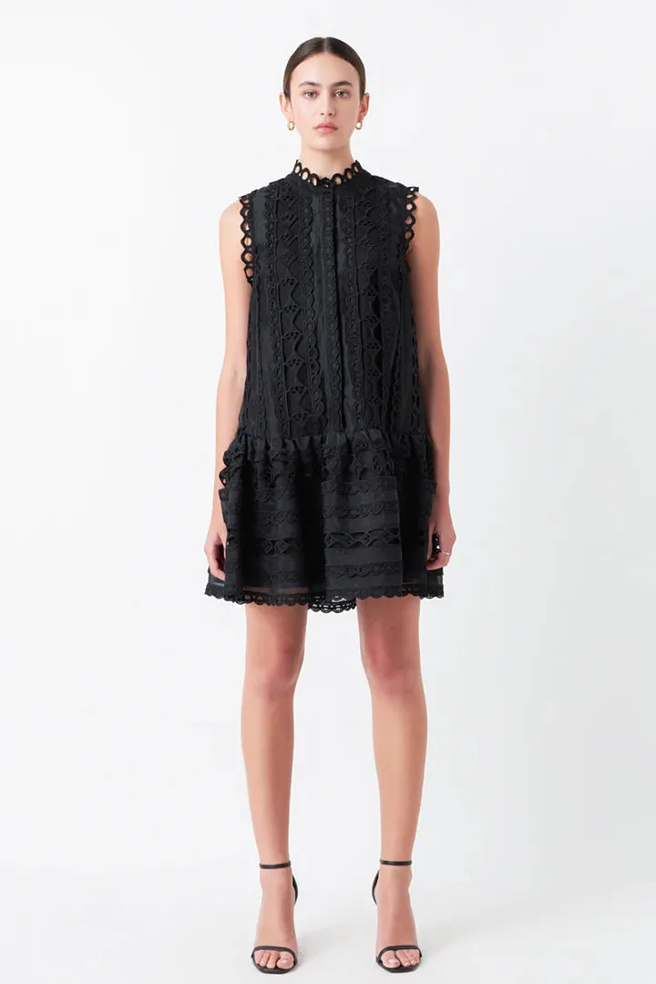 Crochet Mini Dress