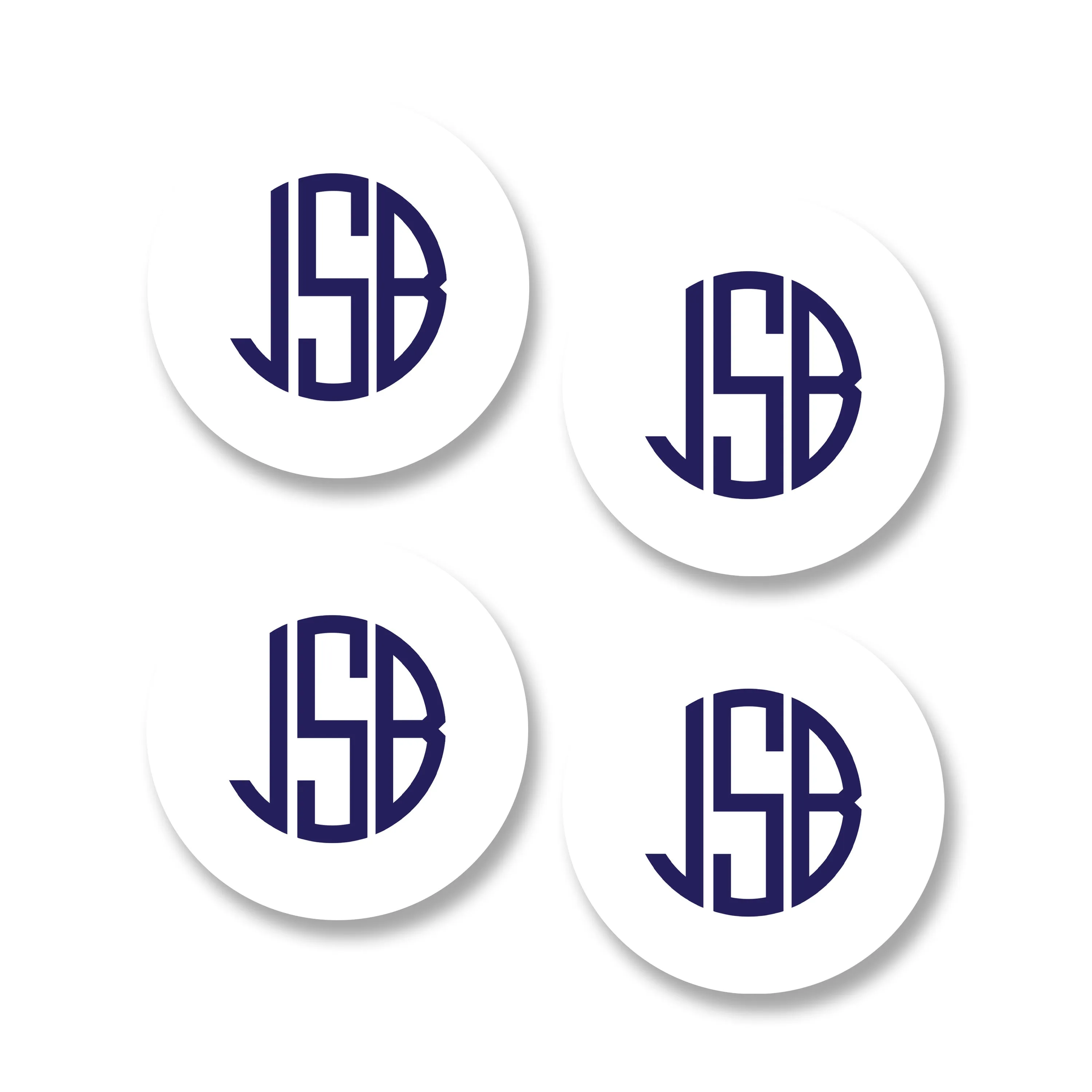 Custom Coasters - Monogram
