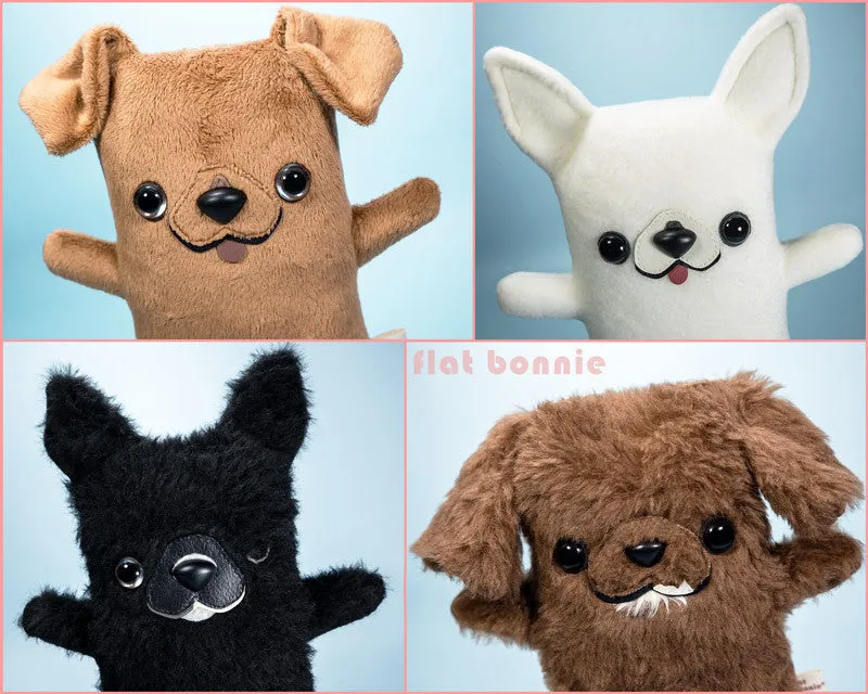 Custom Dog stuffed animal - Plush clone of your puppy - Single-Color