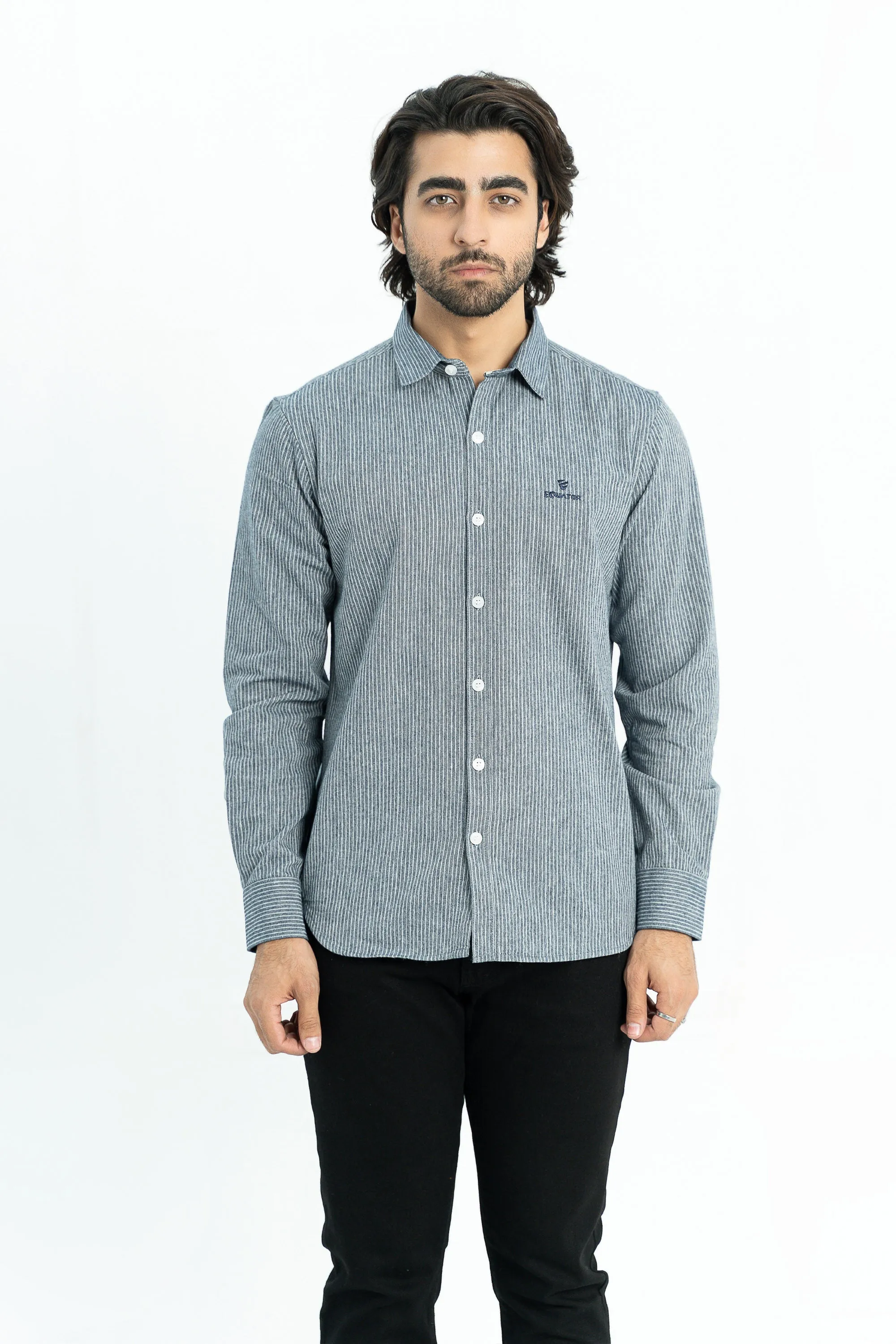 Dark Grey Casual Shirt