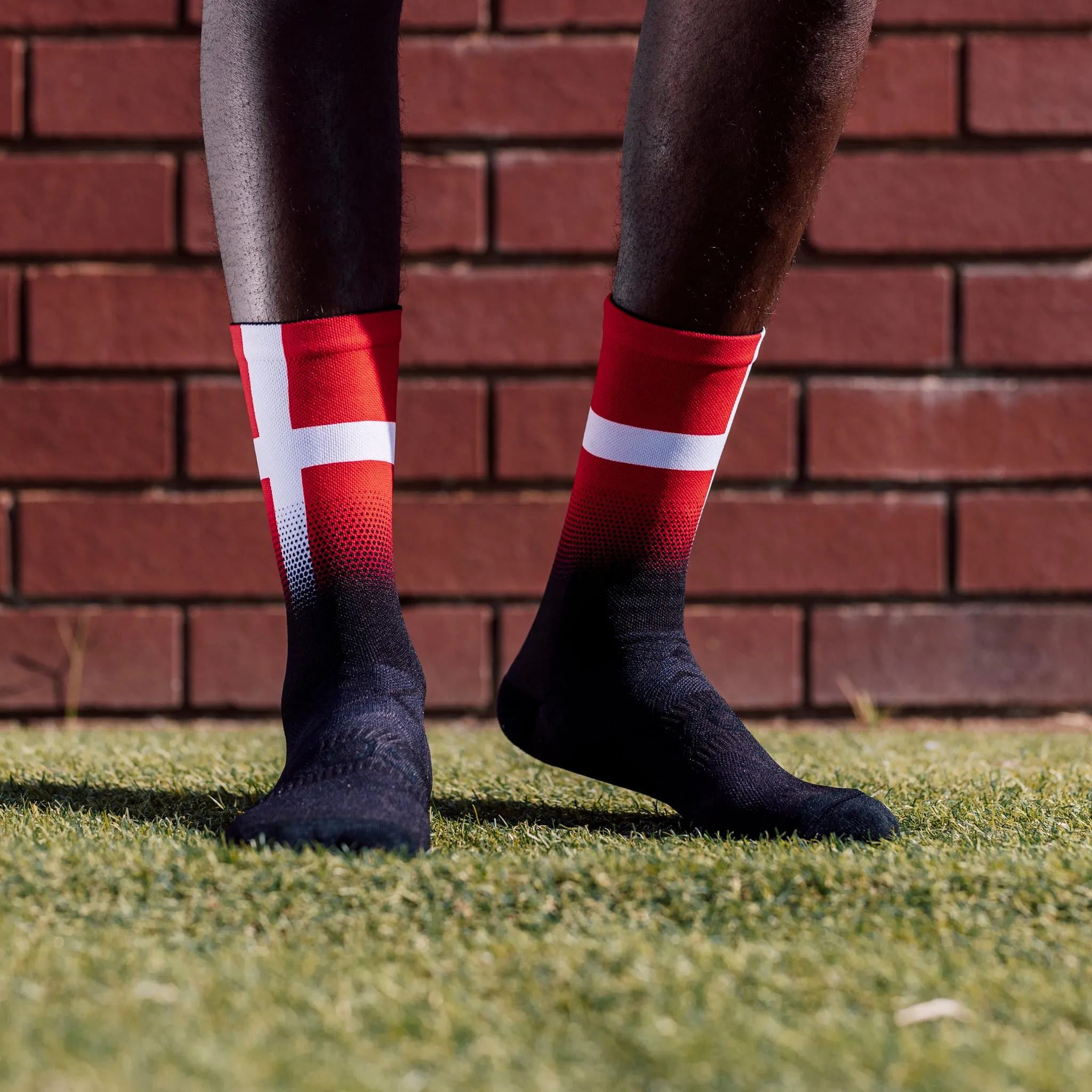 Denmark Flag Socks