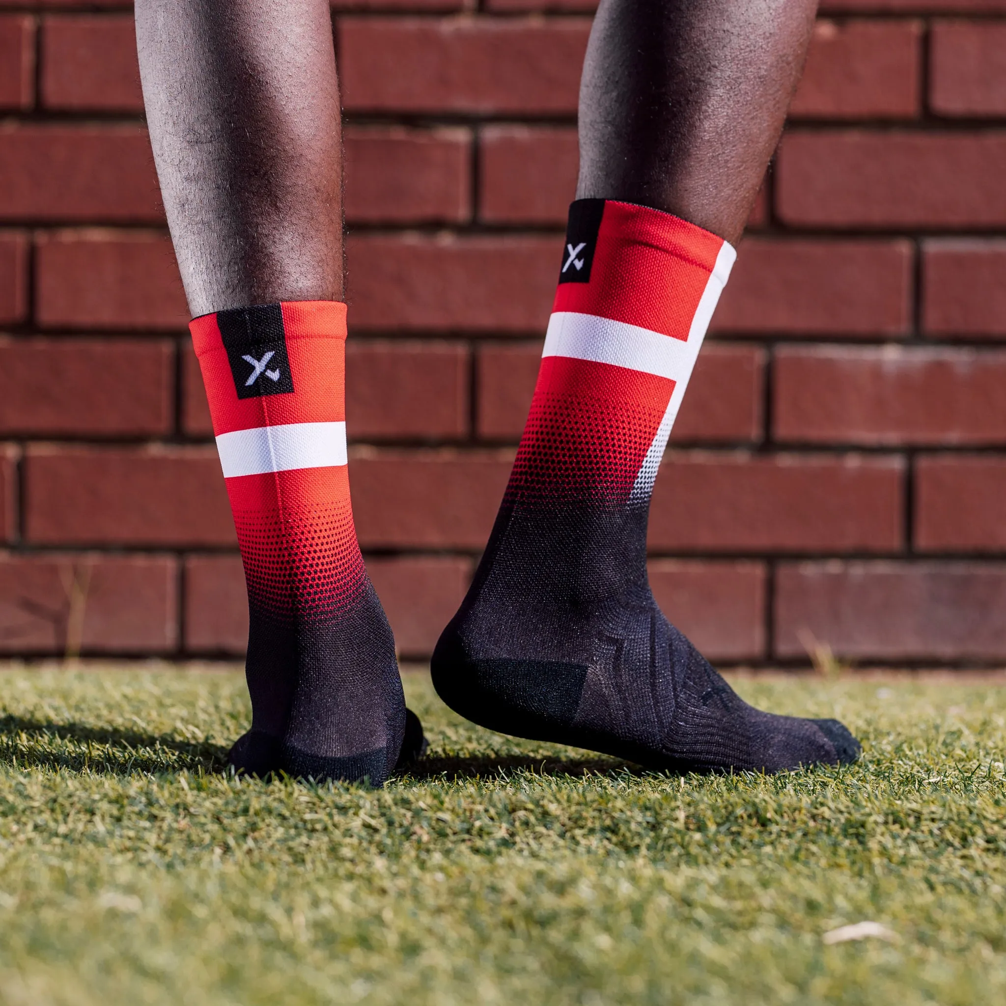 Denmark Flag Socks