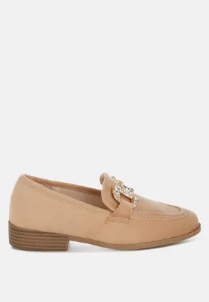 Diamante Embellished Horsebit Loafers By RAG